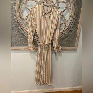 Zara midi satin feel dress. Size XL